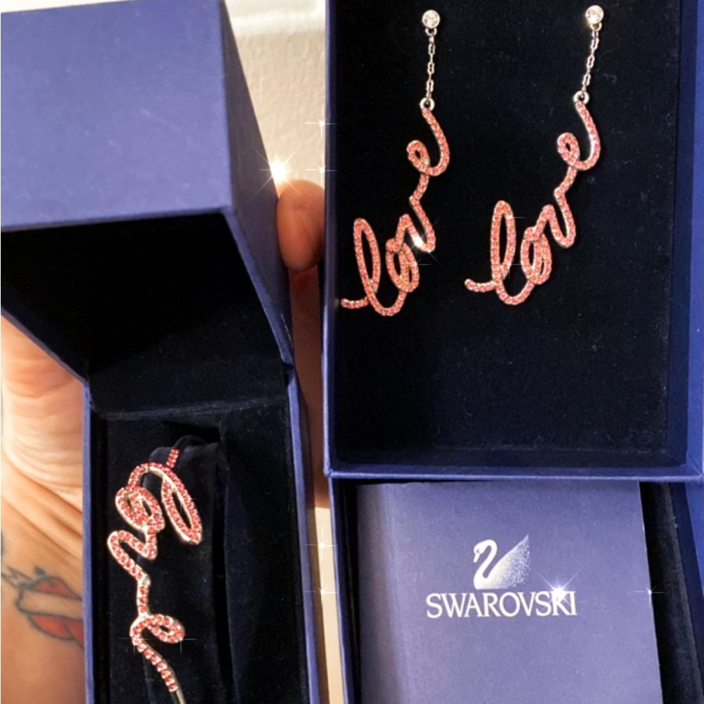 Vintage Swarovski “Love” Set Circa 2009